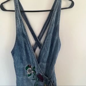 H&M x Coachella Denim Overall Dress